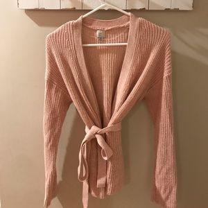 Blush pink cardigan